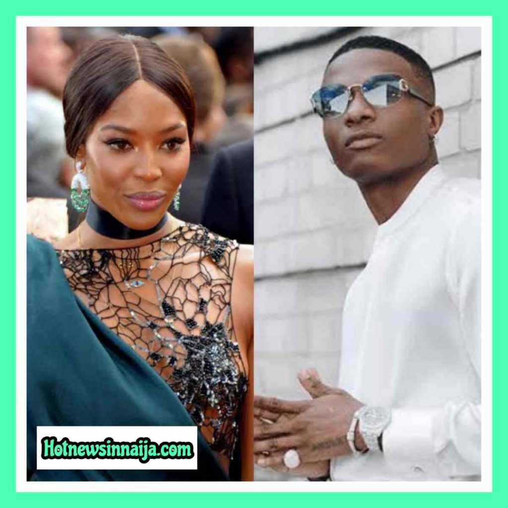 Wizkid and Naomi Campbell